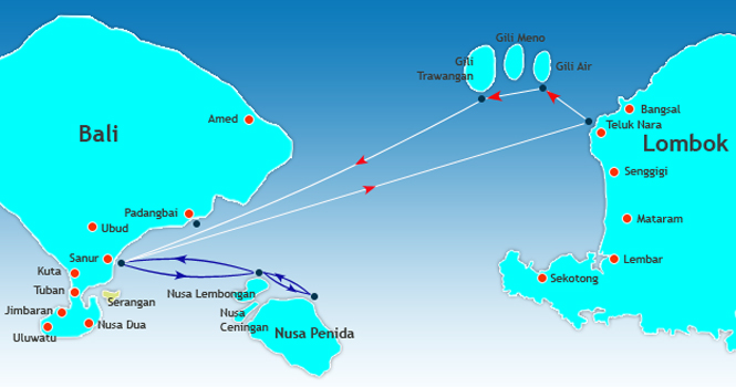 Fast Boat to Lombok and Gili